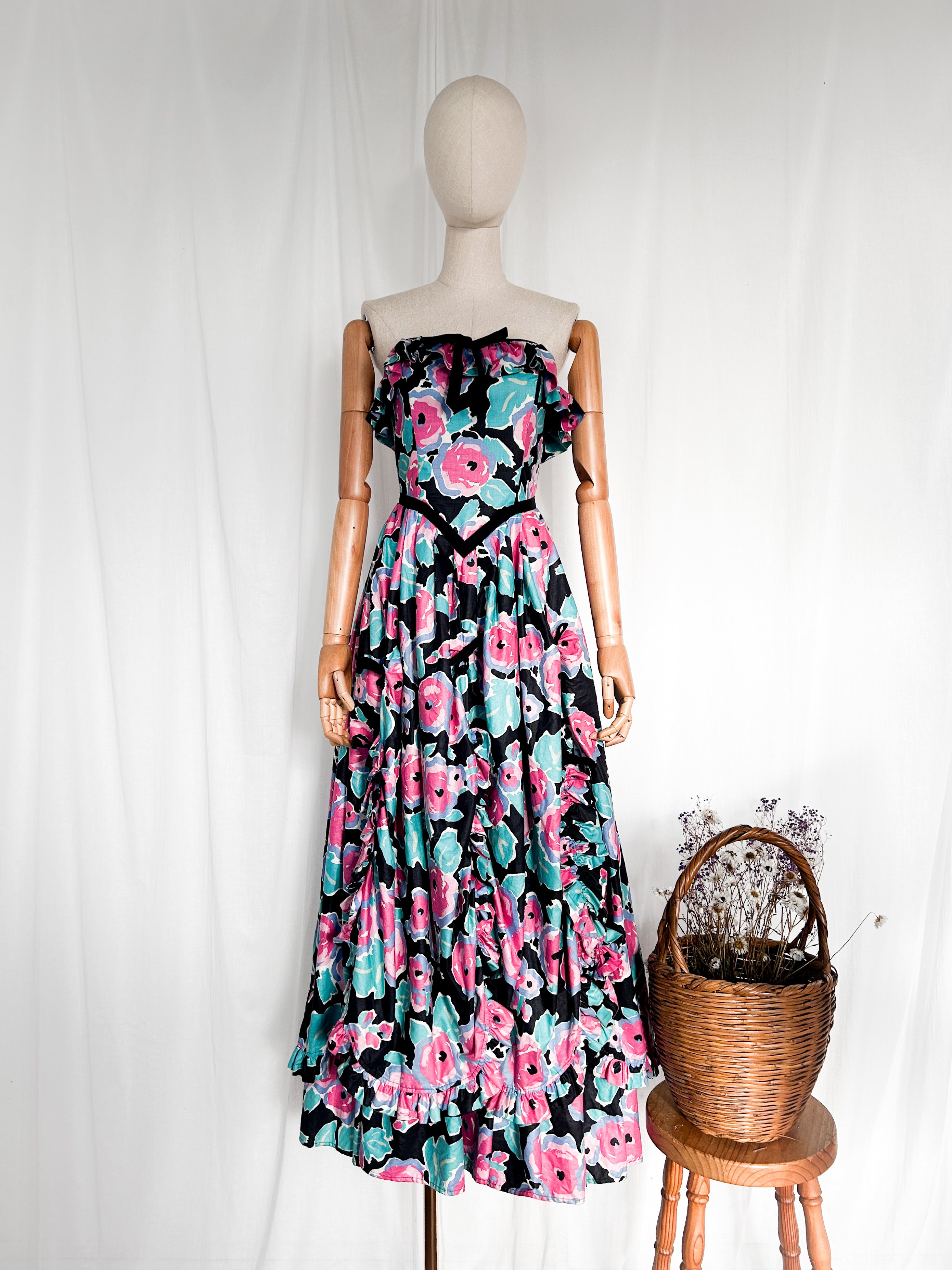 RARE 1980S LAURA ASHLEY BO PEEP COLLECTION DRESS – The Pansy Garden