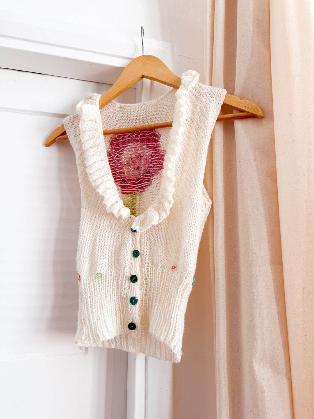 Insane 70s Handknit Waistcoat