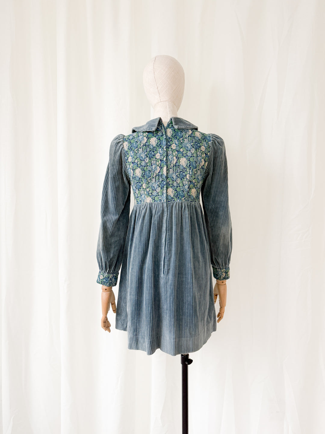 Adorable 1960s Corduroy Mini Dress