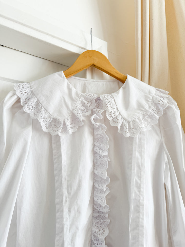 Beautiful Frill Collar Blouse