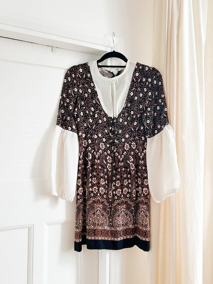Incredible 60s Cotton Mini Dress (unlabelled dollyrockers)