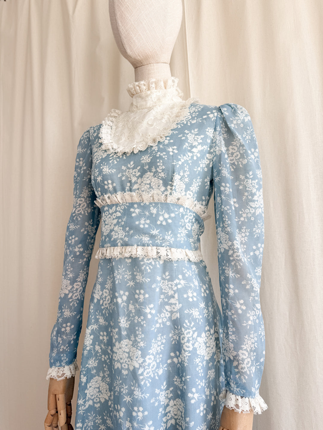 The Iris ~ insanely beautiful one of a kind floral cotton maxi dress
