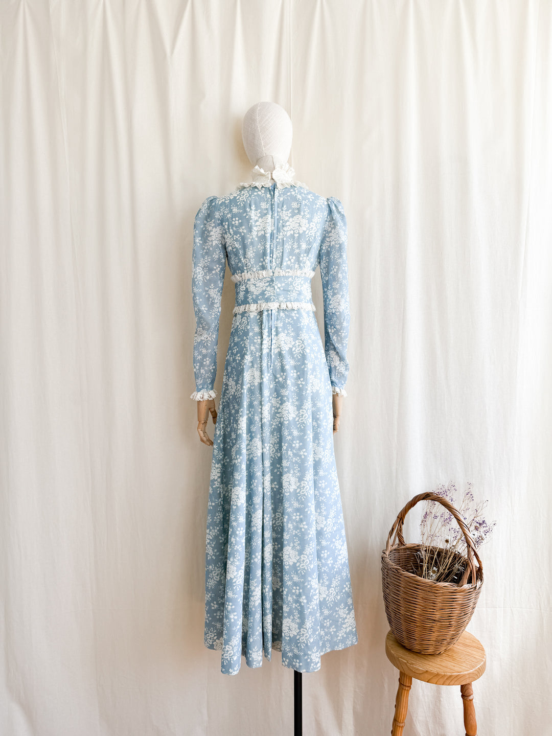 The Iris ~ insanely beautiful one of a kind floral cotton maxi dress