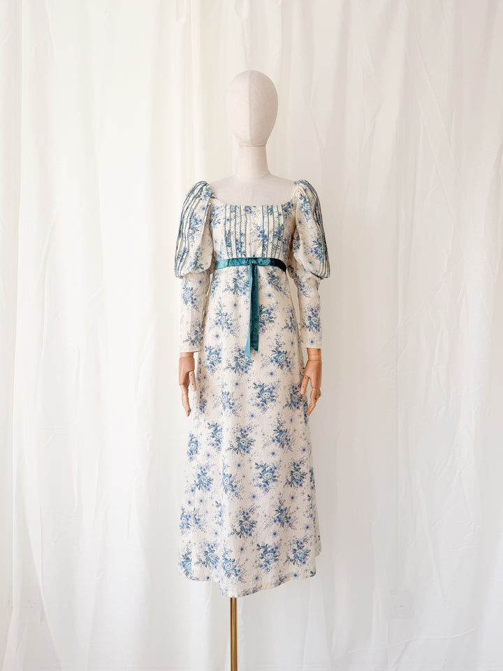 Divine Rare Precious Late 1960s Quad Maxi Dress