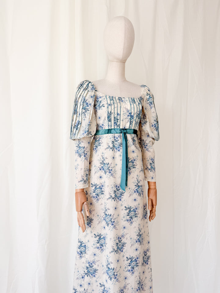 Divine Rare Precious Late 1960s Quad Maxi Dress