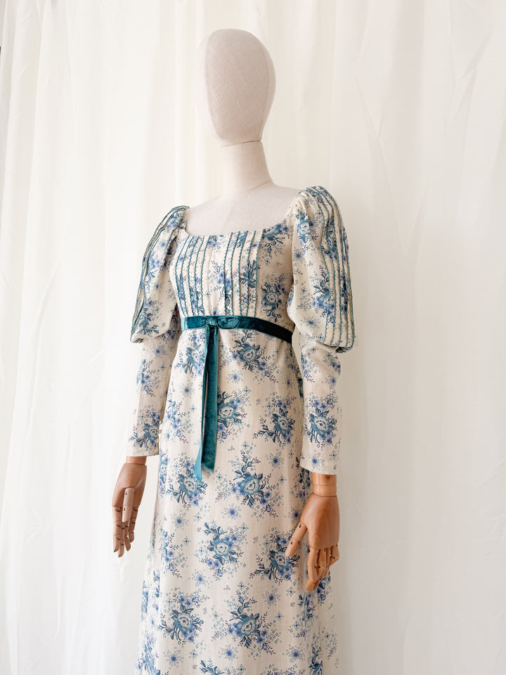 Divine Rare Precious Late 1960s Quad Maxi Dress