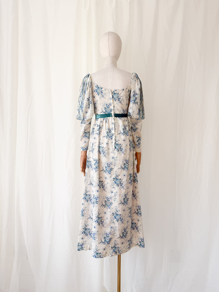 Divine Rare Precious Late 1960s Quad Maxi Dress