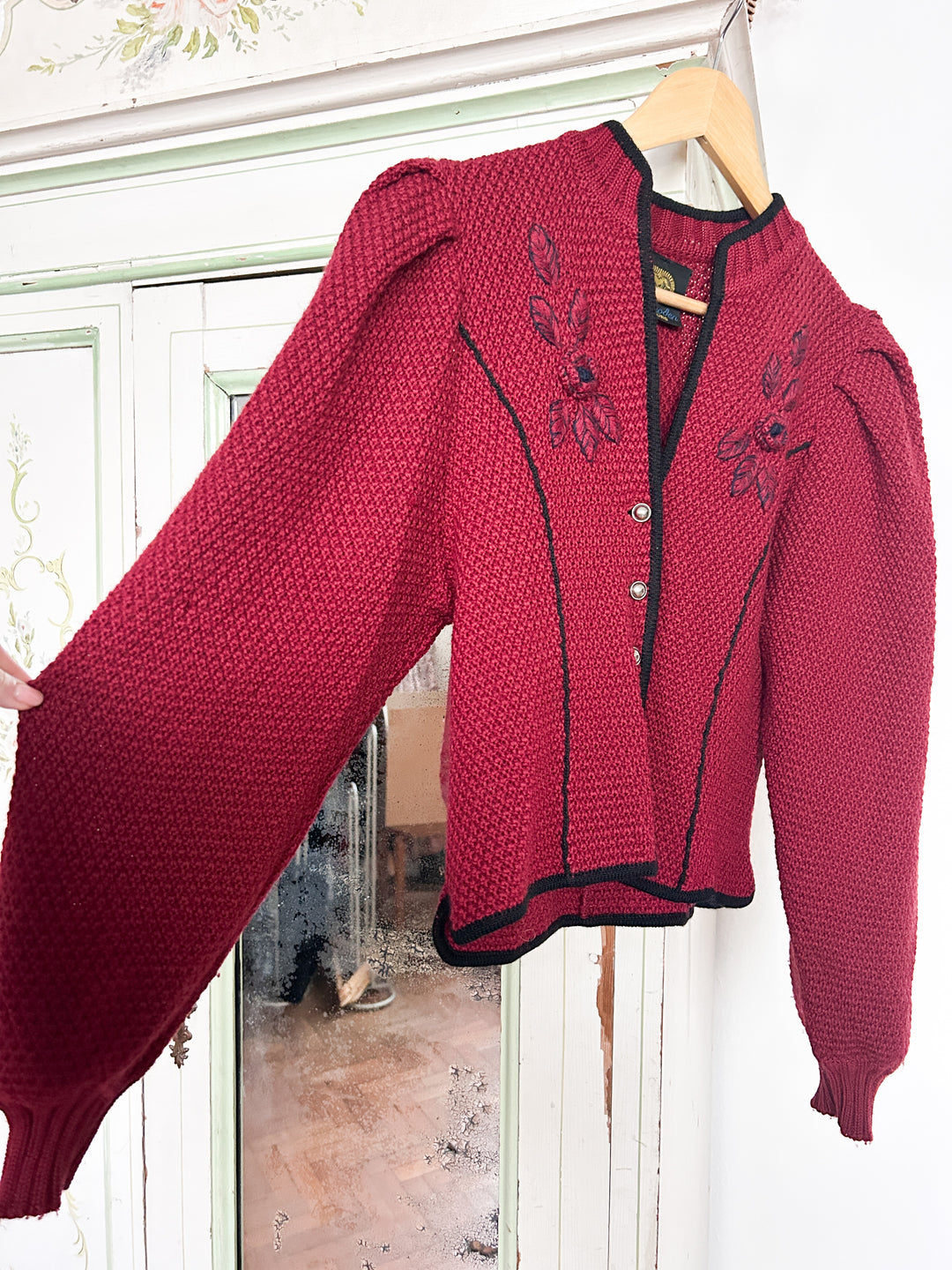 Claret Rare Austrian Wool Knit