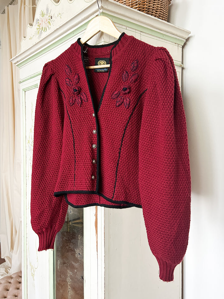 Claret Rare Austrian Wool Knit