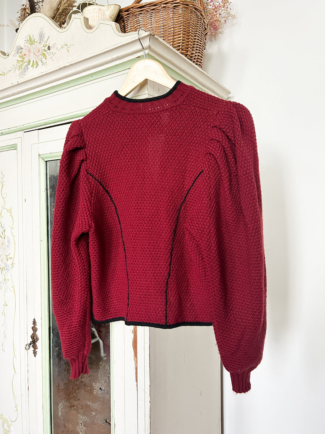 Claret Rare Austrian Wool Knit