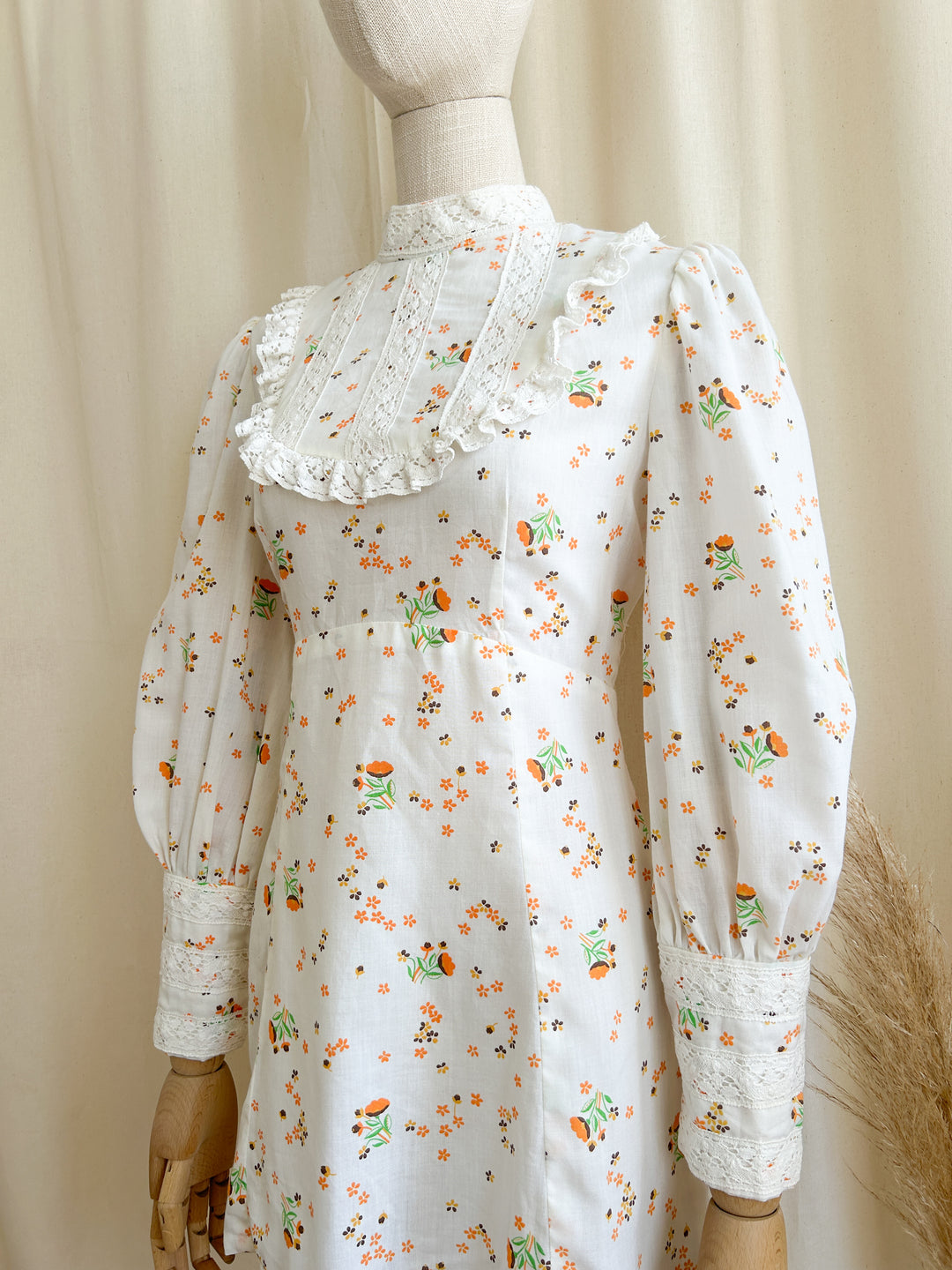 The Sweetest 1970s Cotton Mini Dress