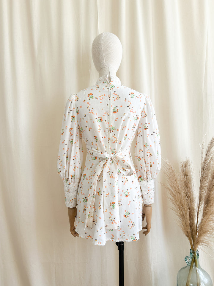 The Sweetest 1970s Cotton Mini Dress