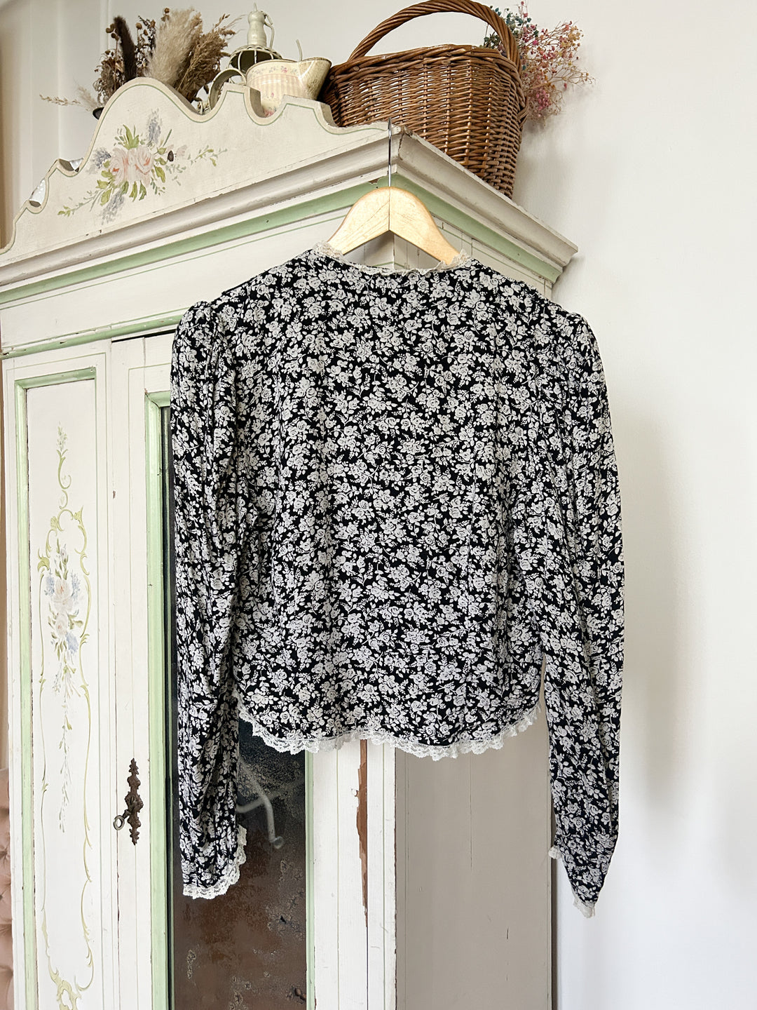 Marnie Rare 70s Floral Frill Blouse