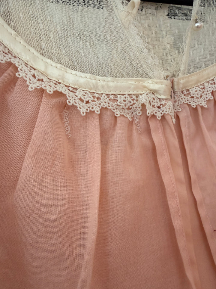 Precious Late 1970s Early 1980s Jessica McClintock 'Gunne Sax' Cotton Prairie Maxi Dress