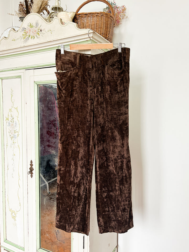 Chenille 70s Velvet Flares