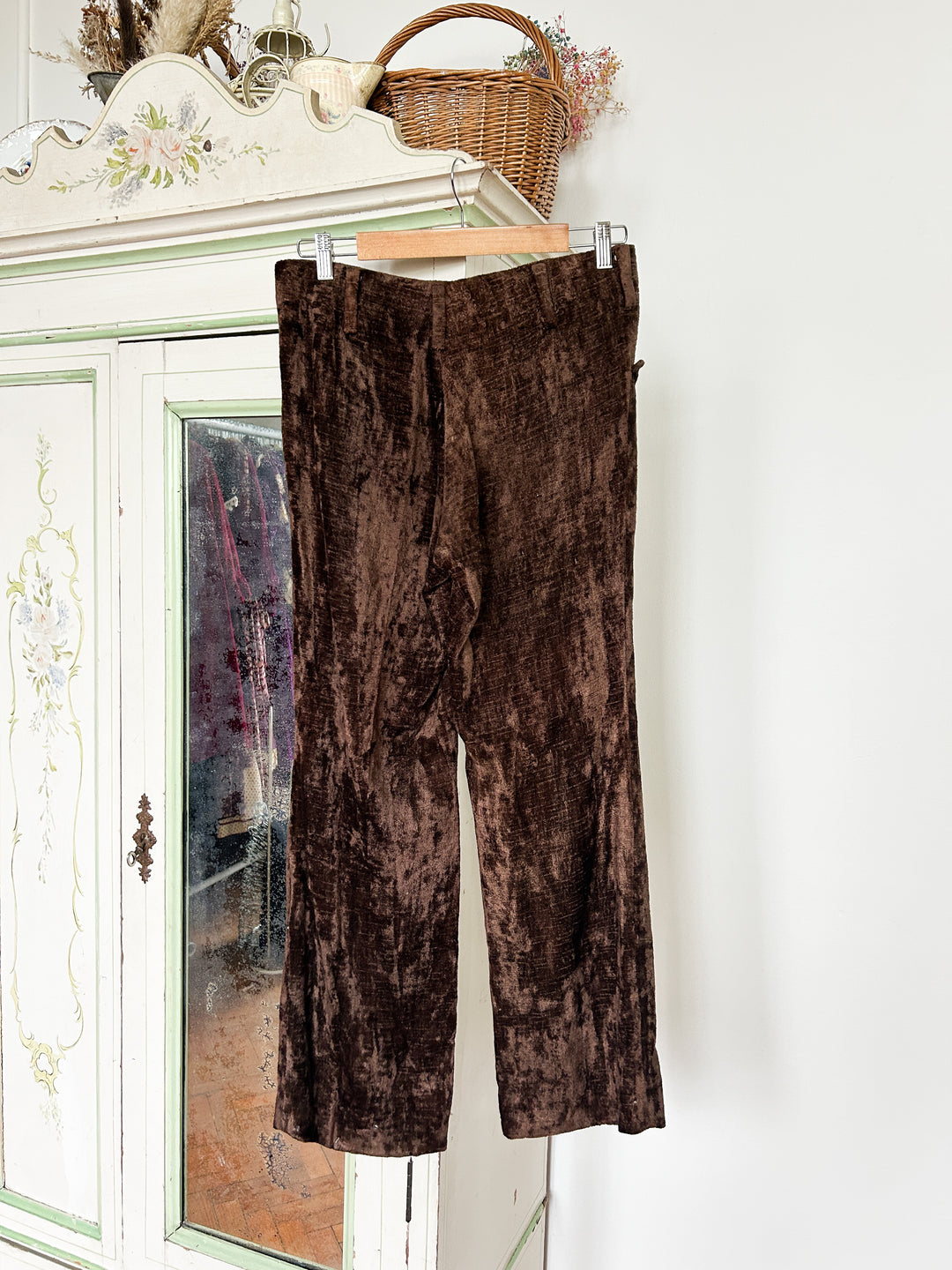 Chenille 70s Velvet Flares