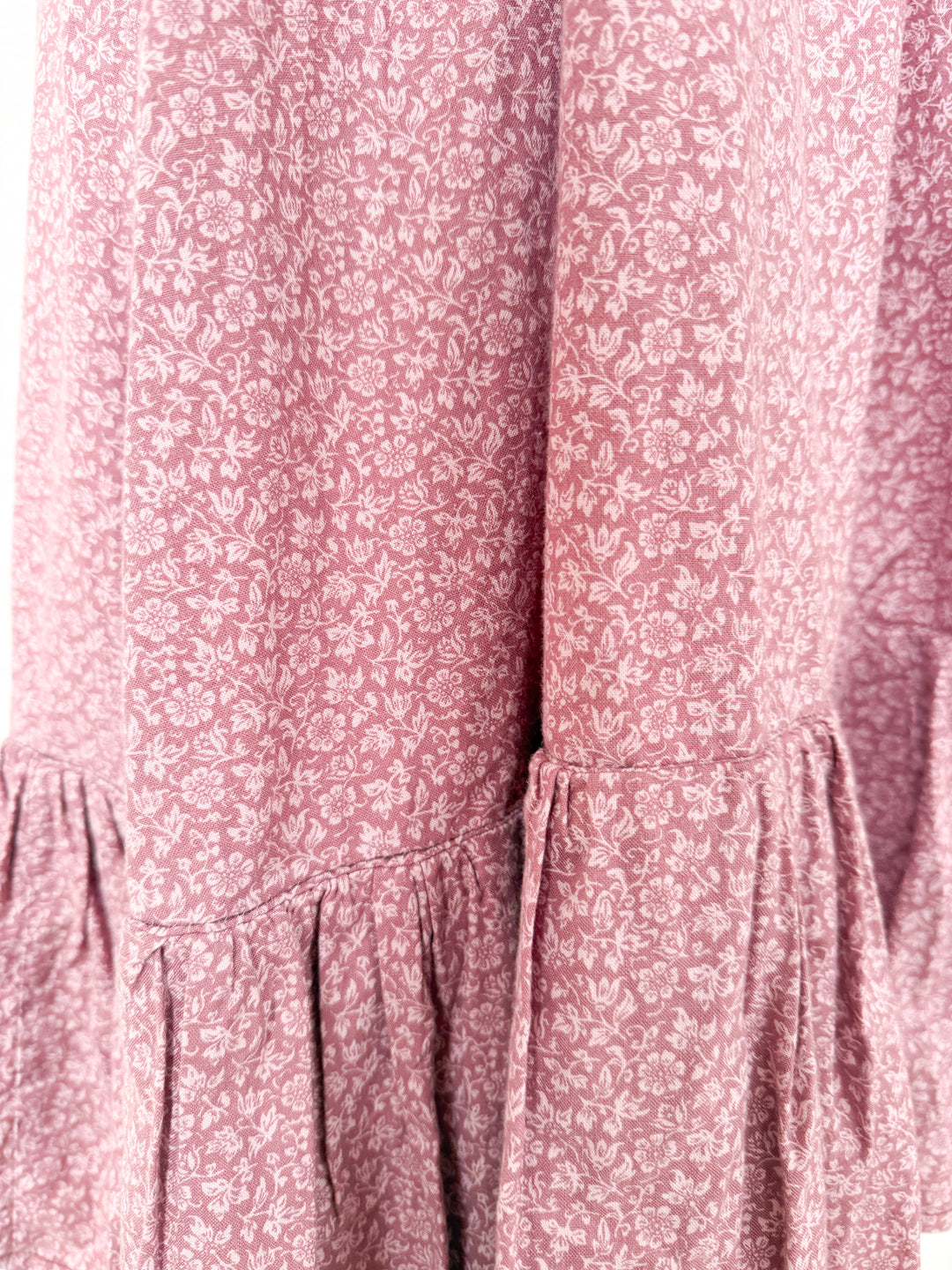 Rare Precious Vintage 1970s Laura Ashley Made in Wales Cotton Maxi Dress