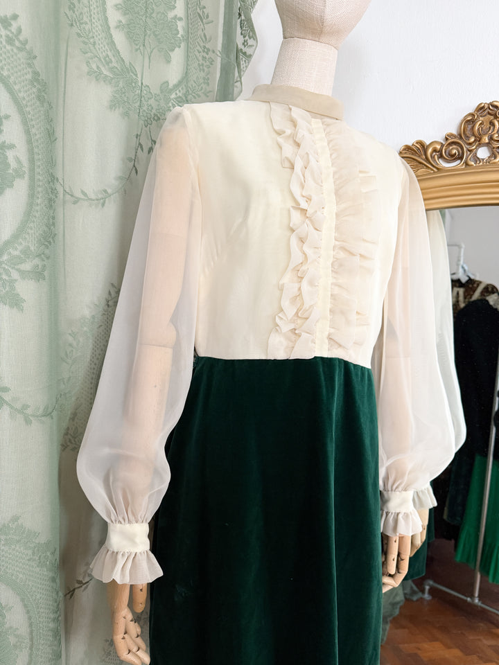 ENCHANT ~ PRECIOUS 1960S MINI DRESS AND JACKET ENSEMBLE BY PEGGY FRENCH COUTURE