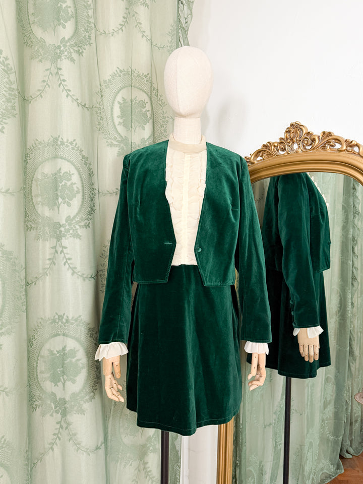 ENCHANT ~ PRECIOUS 1960S MINI DRESS AND JACKET ENSEMBLE BY PEGGY FRENCH COUTURE