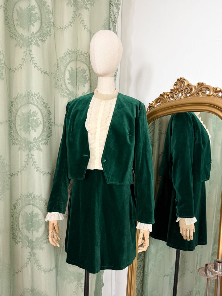 ENCHANT ~ PRECIOUS 1960S MINI DRESS AND JACKET ENSEMBLE BY PEGGY FRENCH COUTURE