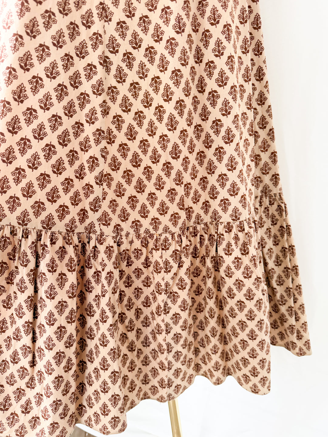 Holy Grail Rare Divine 1970s Bohemian Cotton Maxi Dress by Earlybird
