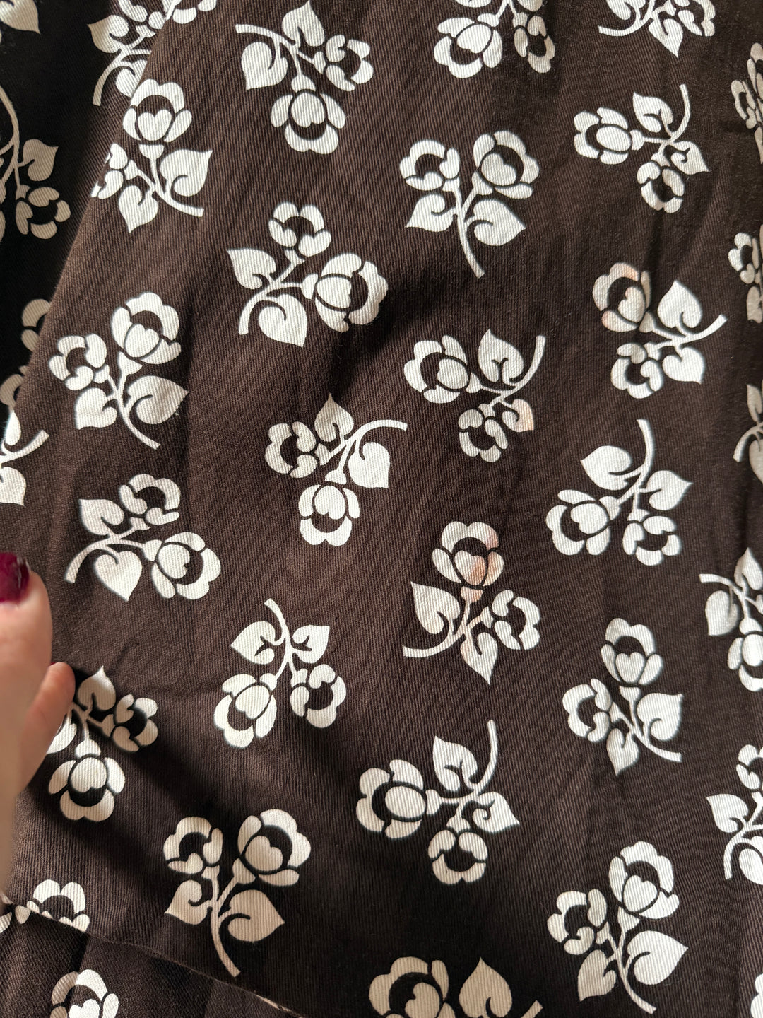 Sweet Stunning 1970s Puff Sleeve Floral Cotton Prairie Maxi Dress