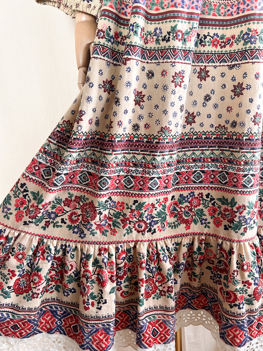 Insanely Beautiful Rare Gilead 1970s Cotton Bohemian Dream Dress