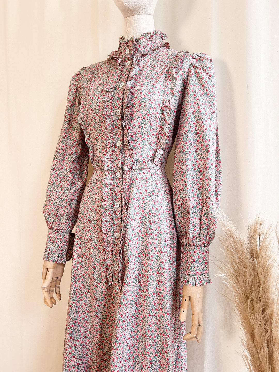 The Josta ~ dreamworthy 70s handmade cotton prairie maxi dress