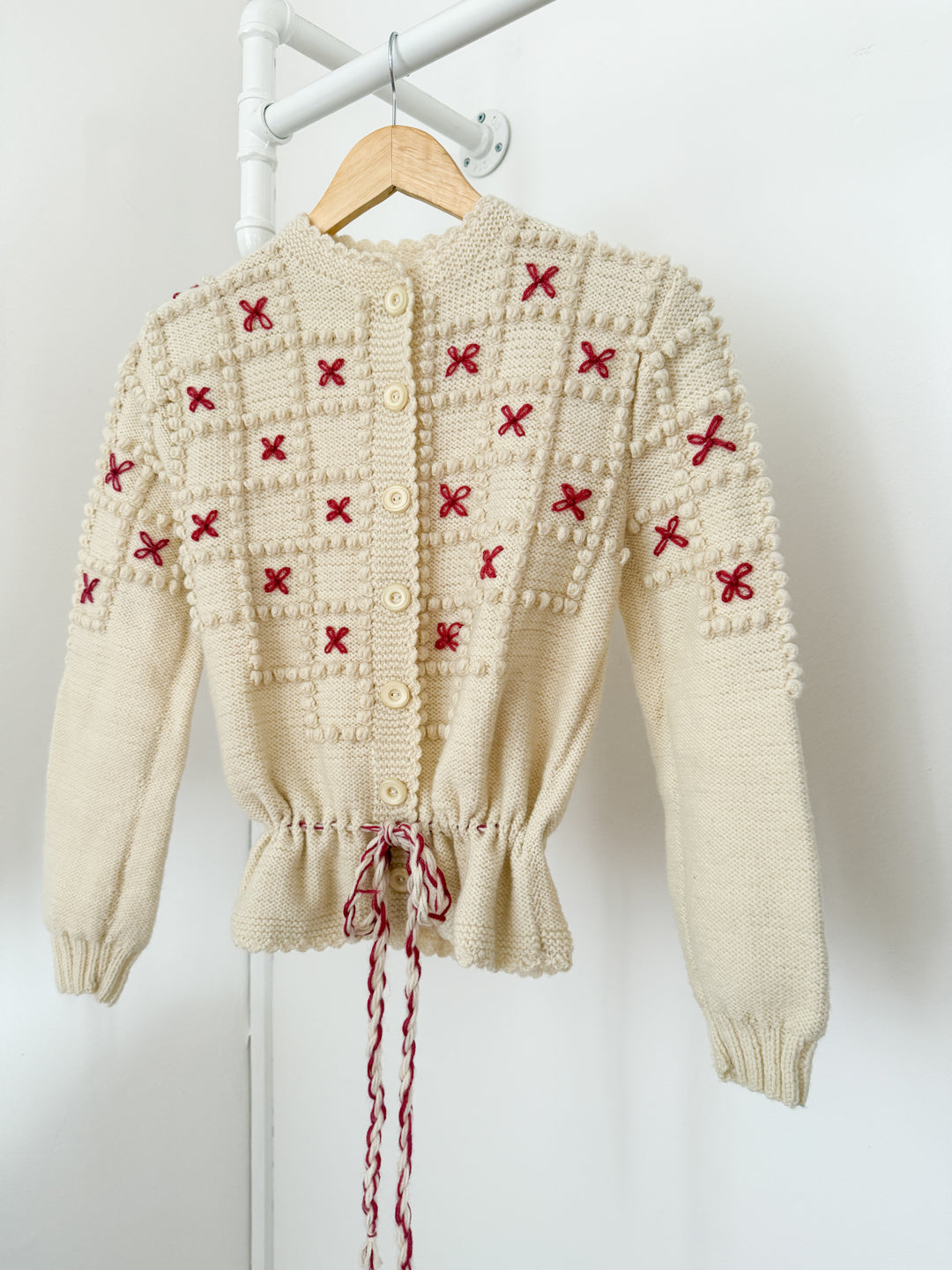 Holy Grail Rare 1970s Cream Wool Austrian Cardigan