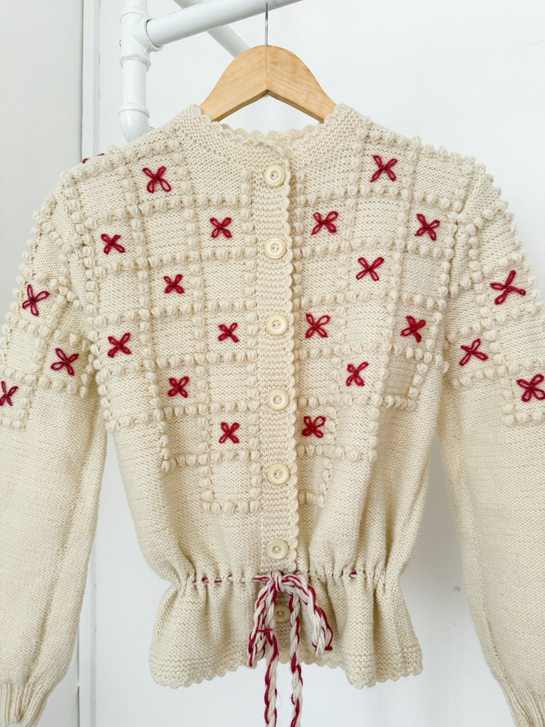 Holy Grail Rare 1970s Cream Wool Austrian Cardigan