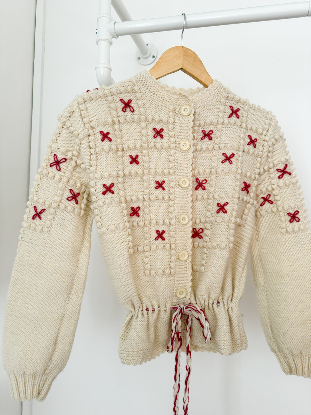 Holy Grail Rare 1970s Cream Wool Austrian Cardigan
