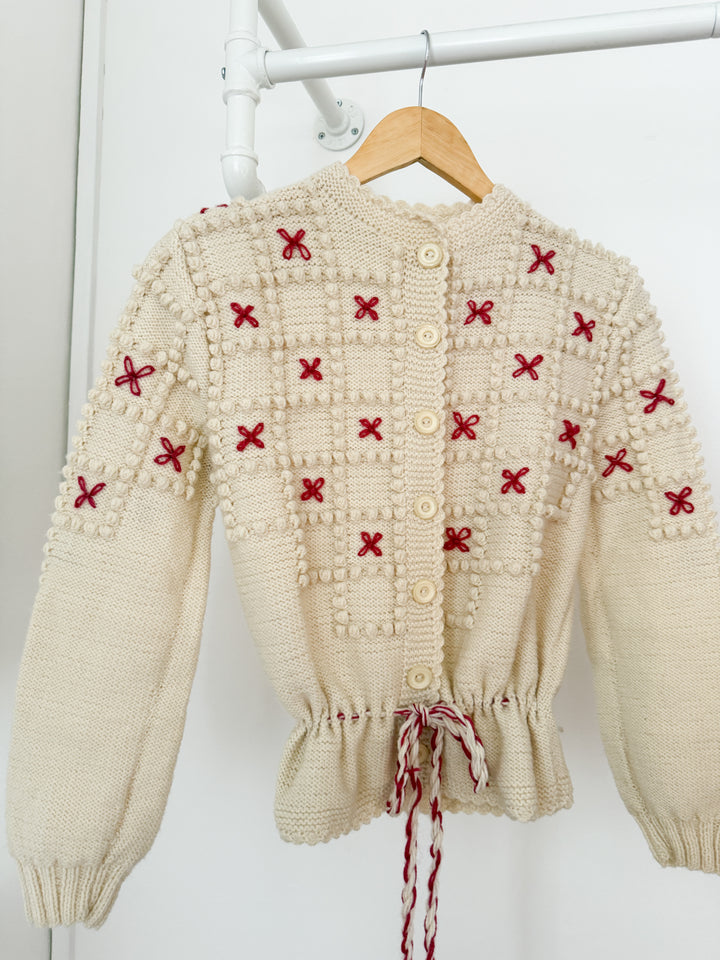 Holy Grail Rare 1970s Cream Wool Austrian Cardigan