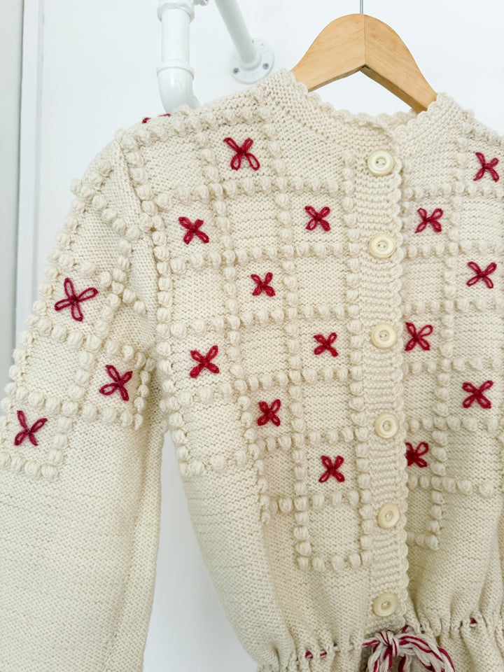 Holy Grail Rare 1970s Cream Wool Austrian Cardigan