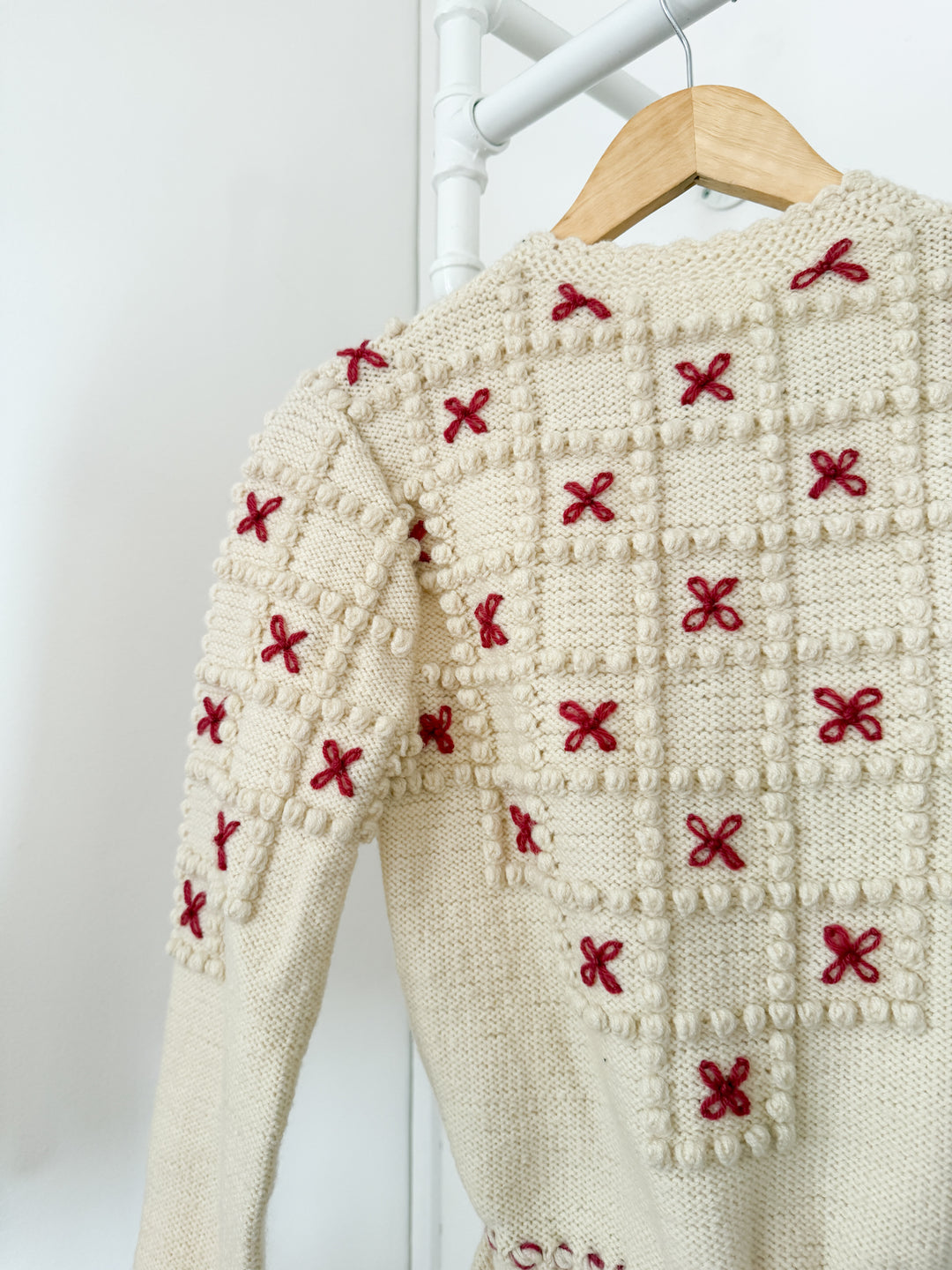 Holy Grail Rare 1970s Cream Wool Austrian Cardigan