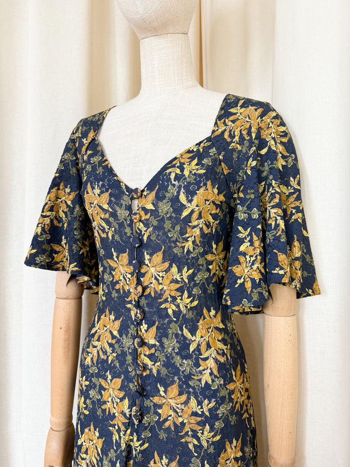 Heavenly Rare Collectible Lee Bender at Bus Stop Lace Midi Dress