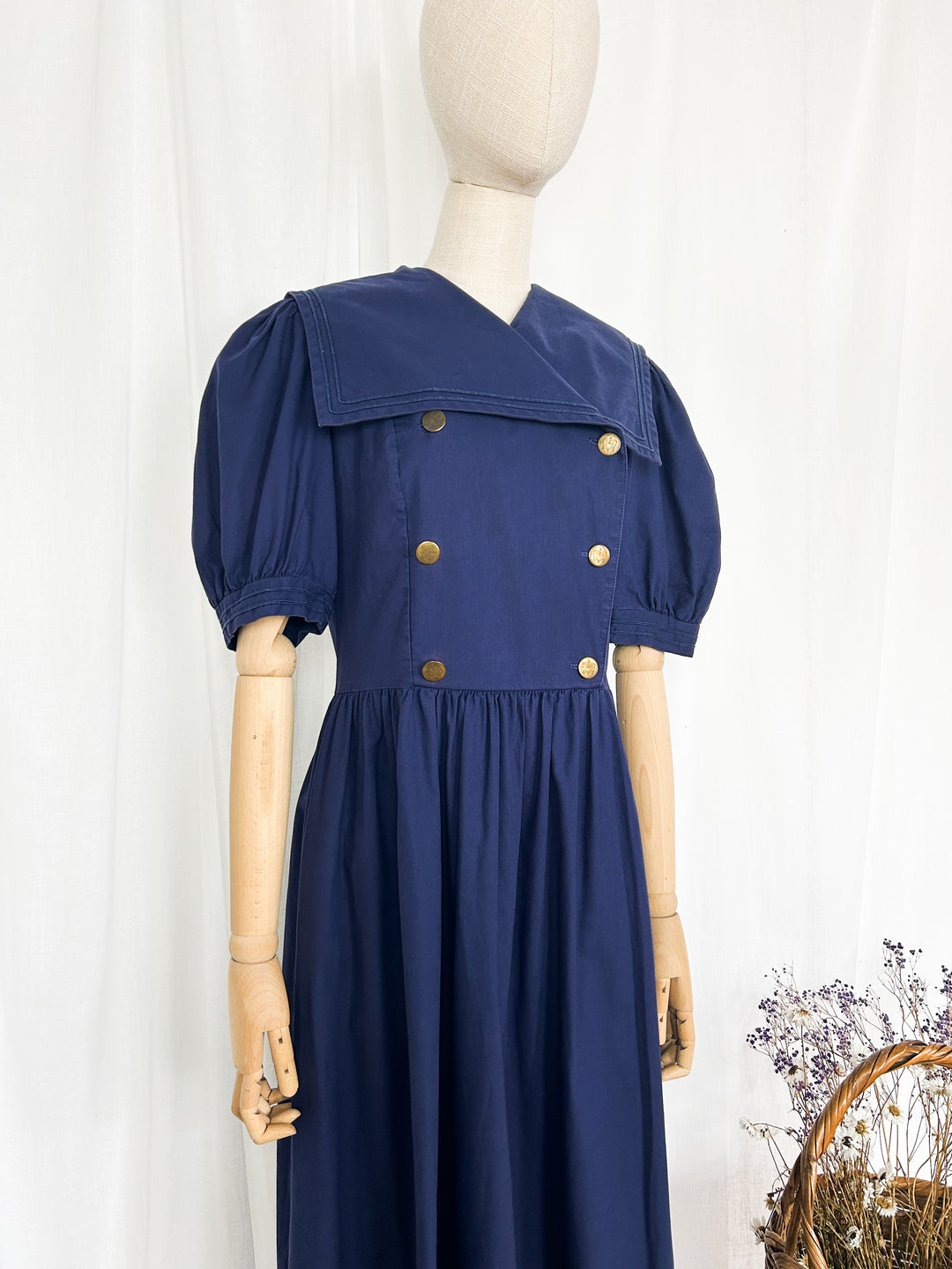 STUNNING 1980S LAURA ASHLEY SAILOR DRESS The Pansy Garden STUNNING 1980S LAURA ASHLEY SAILOR DRESS The Pansy Garden