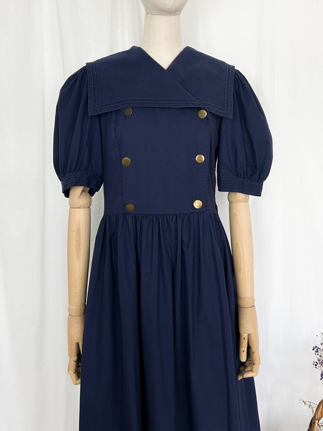 STUNNING 1980S LAURA ASHLEY SAILOR DRESS – The Pansy Garden