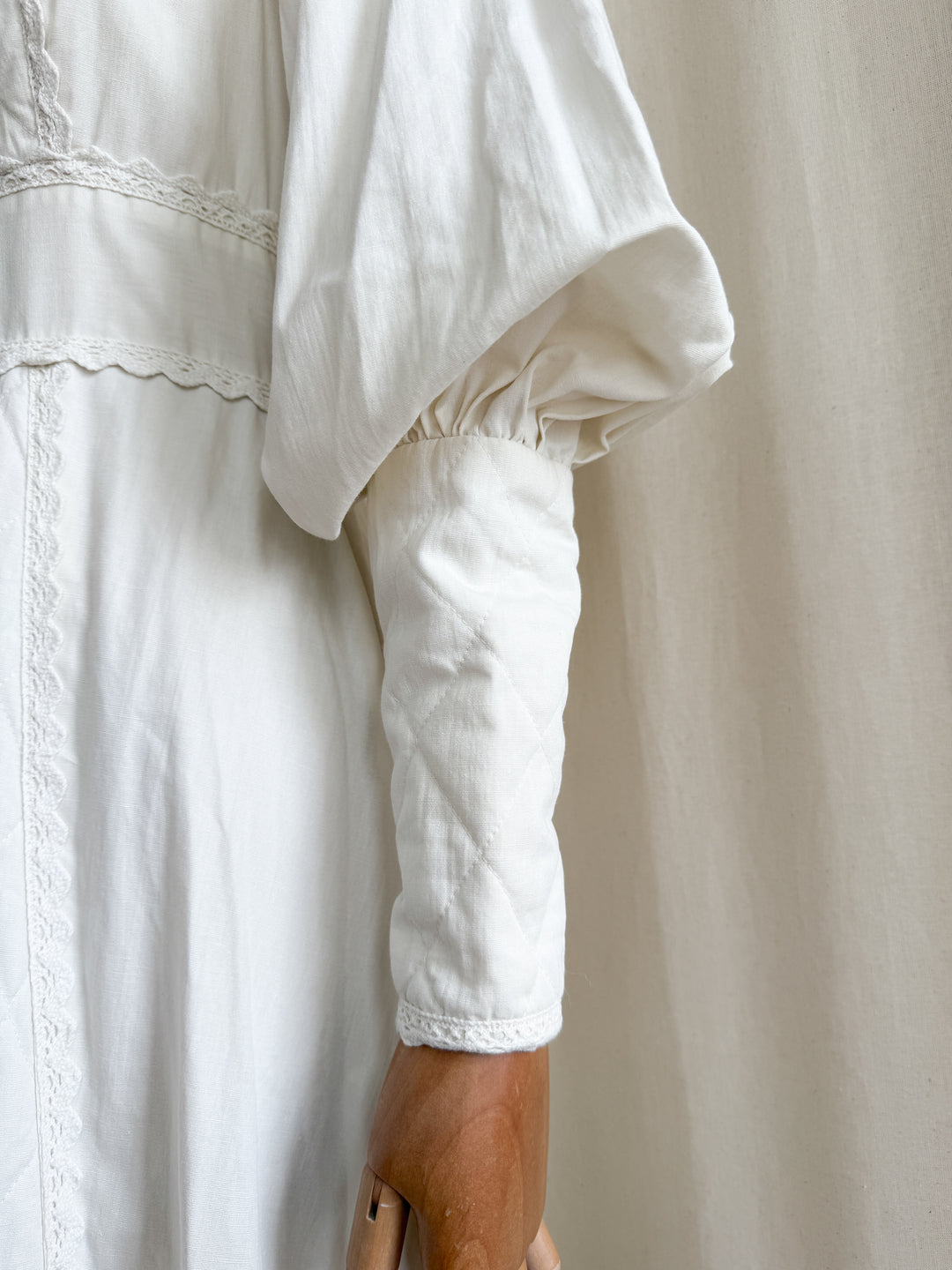 Beautiful Precious 70s Holy Grail Rare Calico Cotton Corset Bust Maxi Dress by Gunne Sax