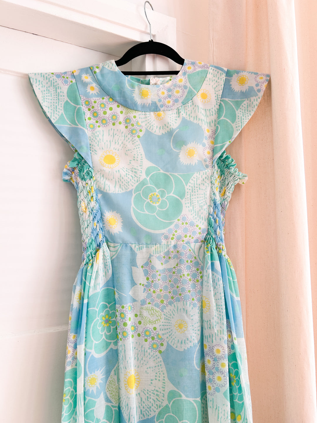 Dreamy rare 70s David Butler light cotton summer dream dress