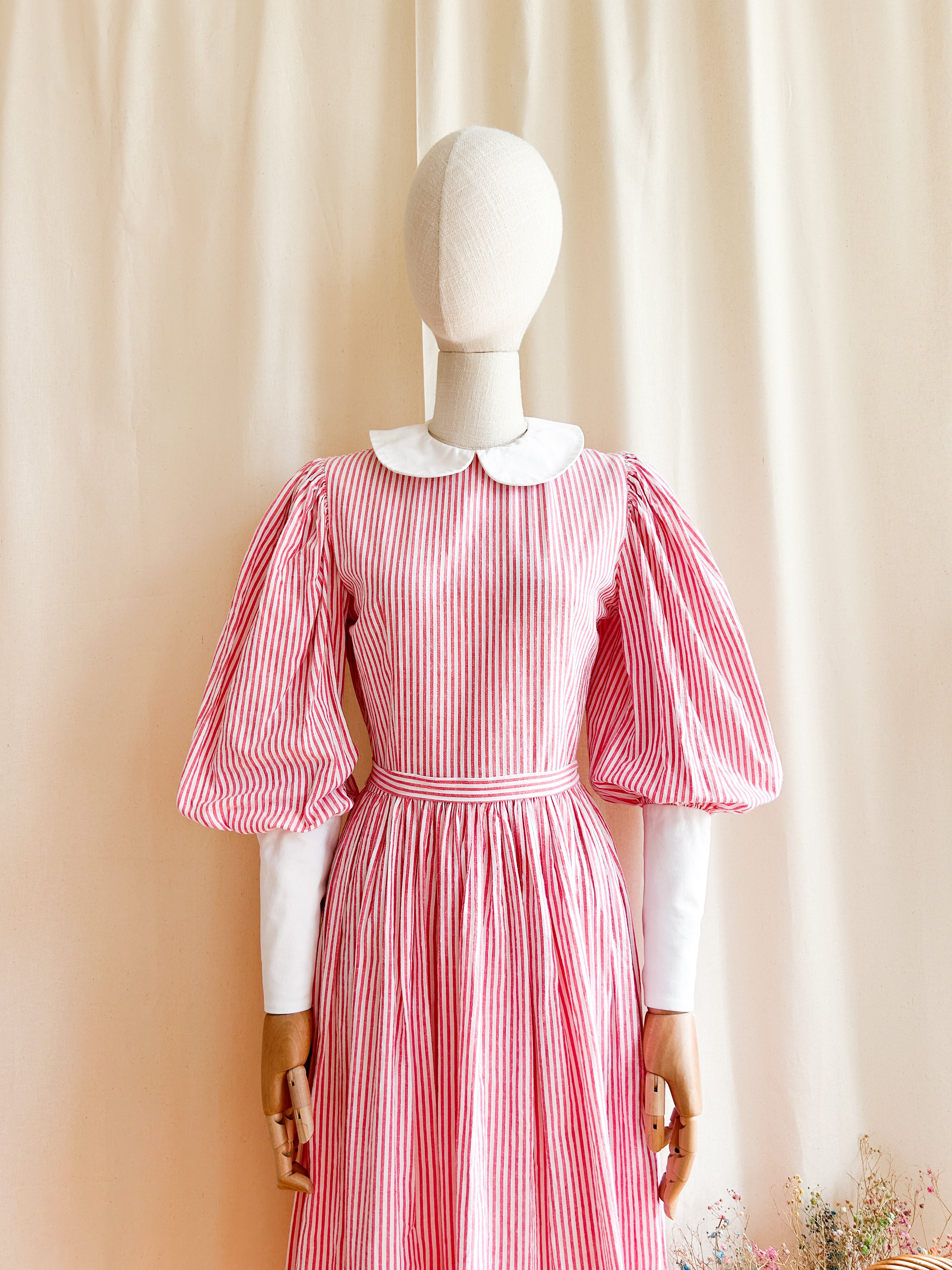 Candy ~ Beautiful Iconic 80s Emanuel Boutique Candy Stripe