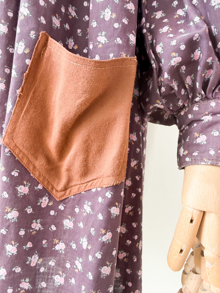 Incredible Rare 1970s Jeff Banks Cotton Smock Mini Dress