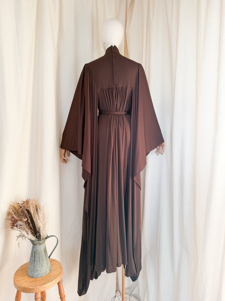 Divine Holy Grail Rare Gina Fratini 1970s Kaftan Dress