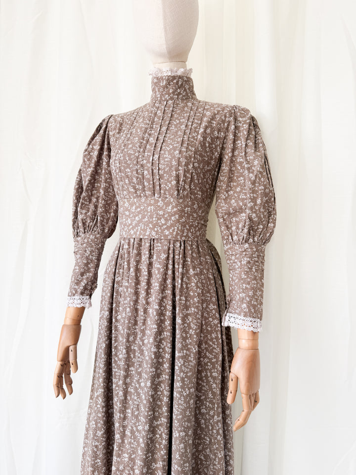 Precious Holy Grail Rare Laura Ashley Made in Wales Cotton Maxi Dress