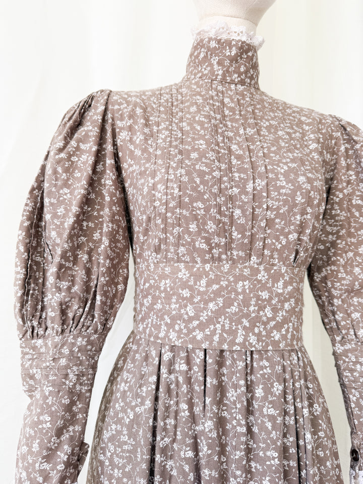 Precious Holy Grail Rare Laura Ashley Made in Wales Cotton Maxi Dress