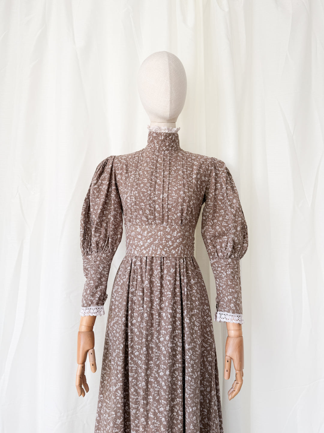 Precious Holy Grail Rare Laura Ashley Made in Wales Cotton Maxi Dress