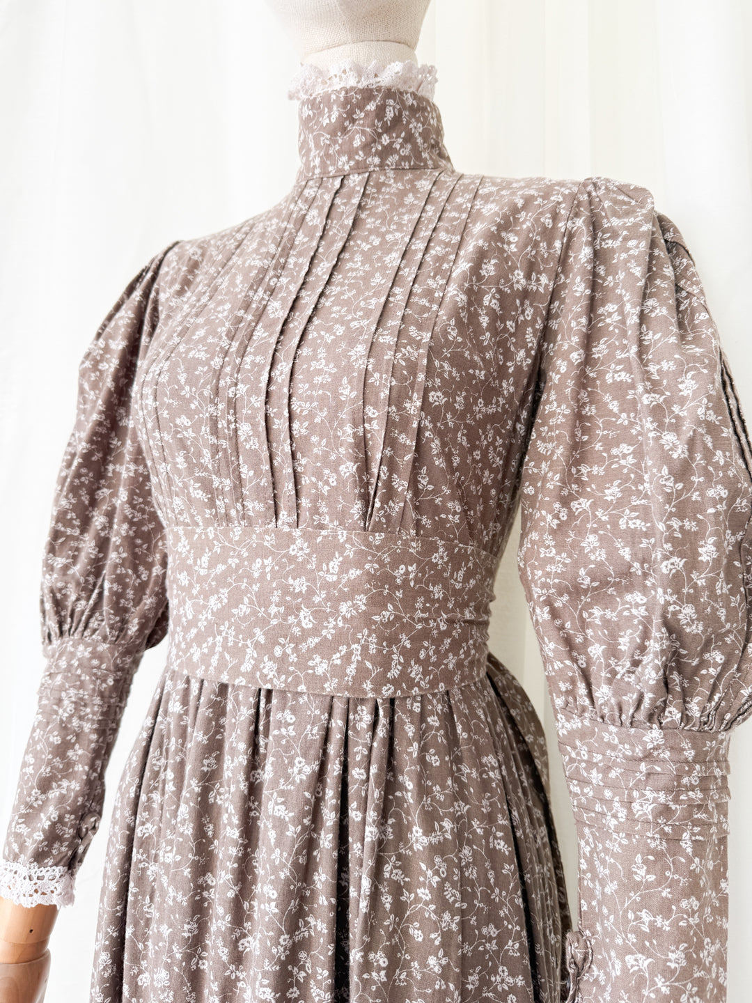 Precious Holy Grail Rare Laura Ashley Made in Wales Cotton Maxi Dress