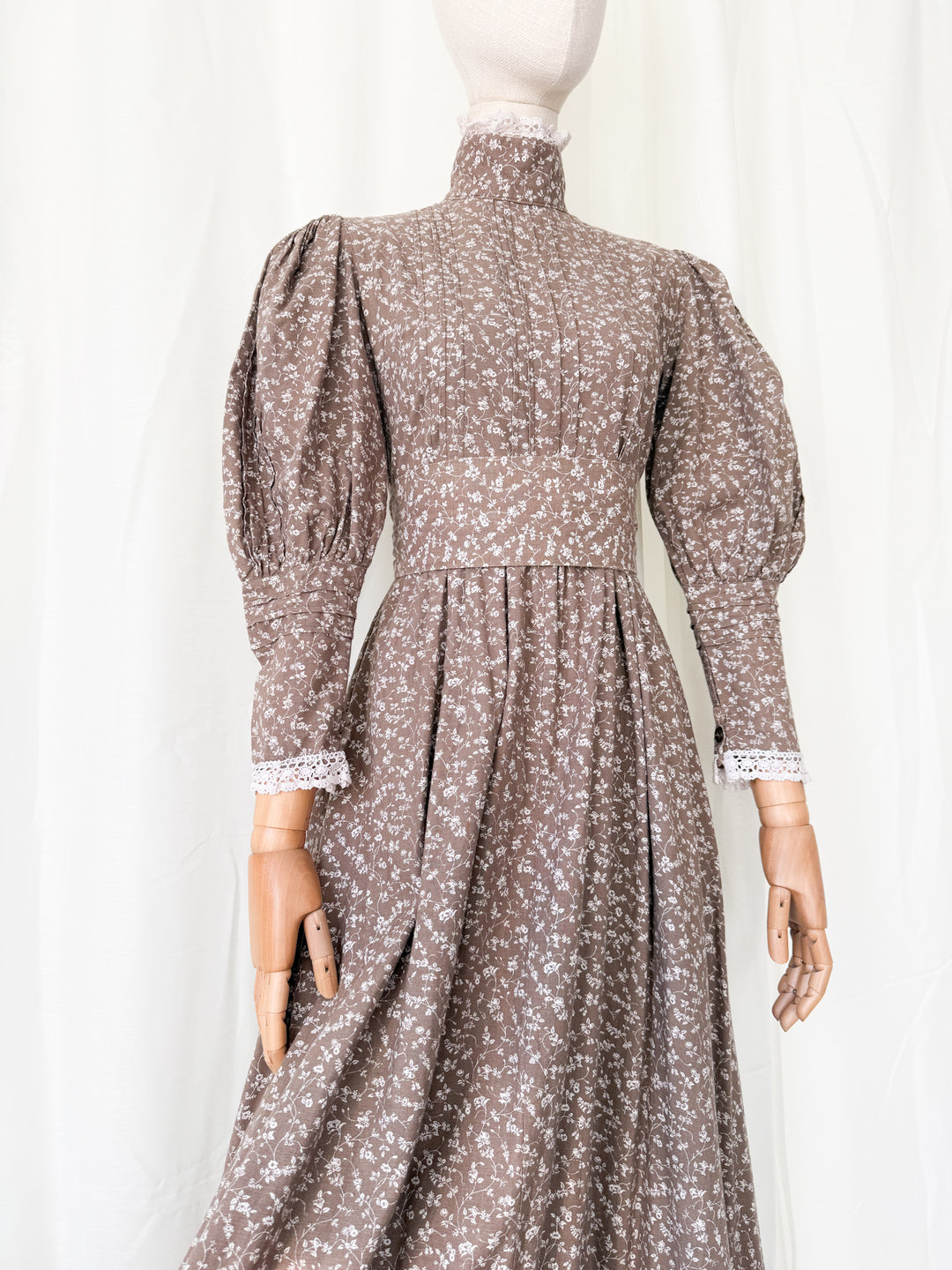 Precious Holy Grail Rare Laura Ashley Made in Wales Cotton Maxi Dress