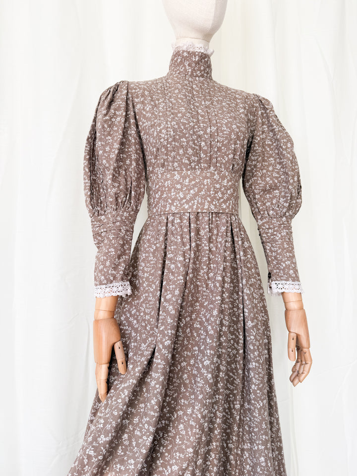 Precious Holy Grail Rare Laura Ashley Made in Wales Cotton Maxi Dress