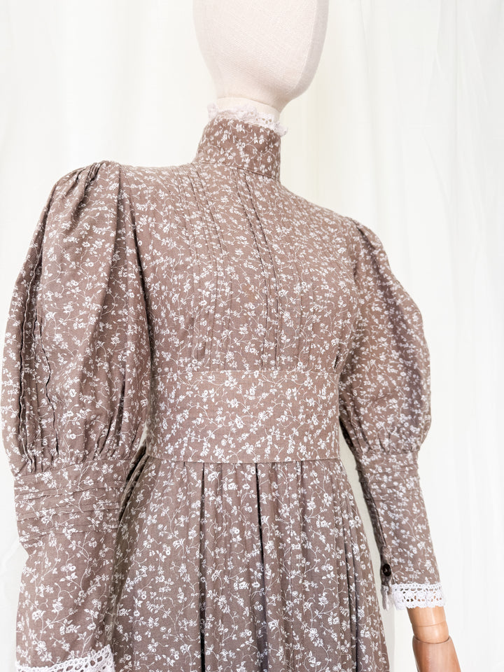 Precious Holy Grail Rare Laura Ashley Made in Wales Cotton Maxi Dress