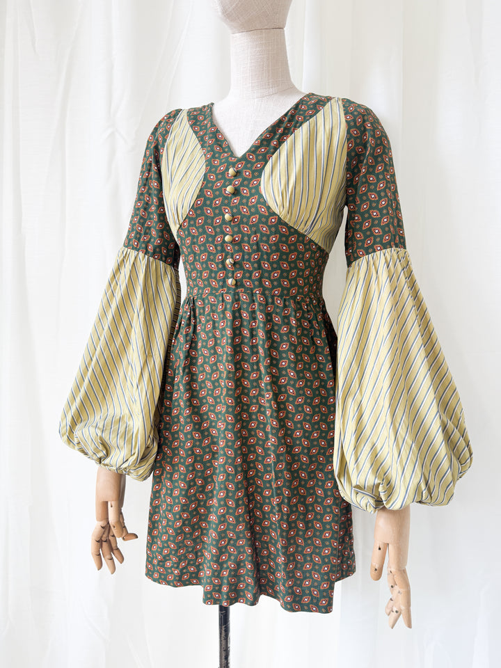 Precious Rare 1960s Gerald McCann Cotton Mini Dress